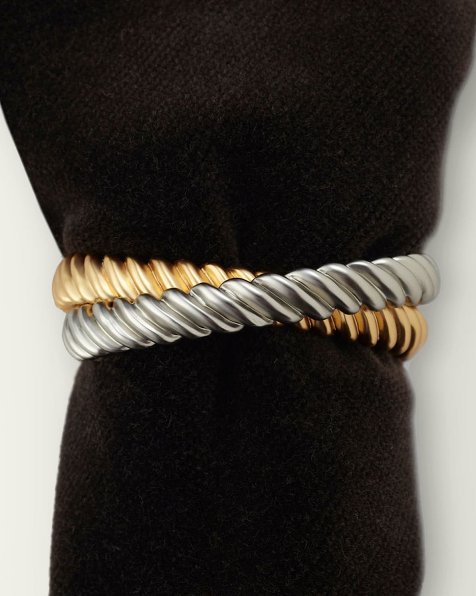 Deco Twist Napkin Rings Jewels, Set of 4
